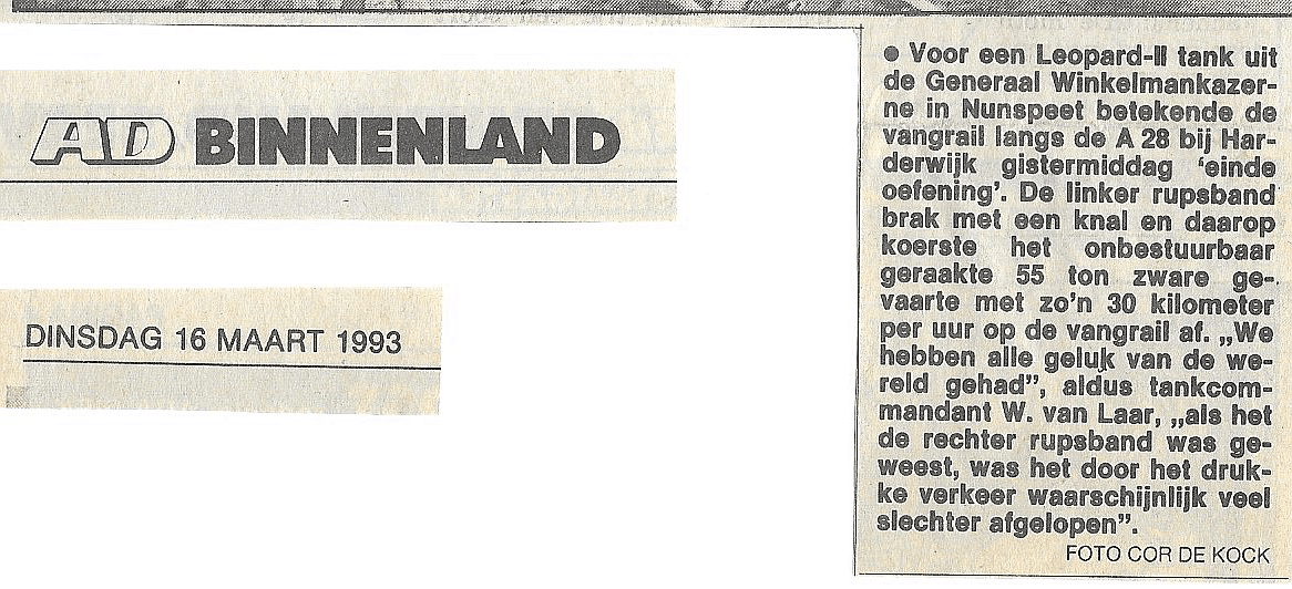 Oefening Pijlslang, maart 1993 - 8